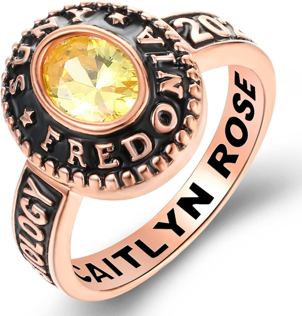 Xrt Ring Custom Class Rings Fully Personalized Class Rings for Women Sterling S