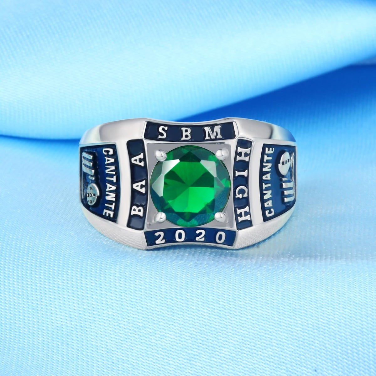 Xrt Ring Women's Class Rings Birthstone Sterling Silver Rings Class Rings for W