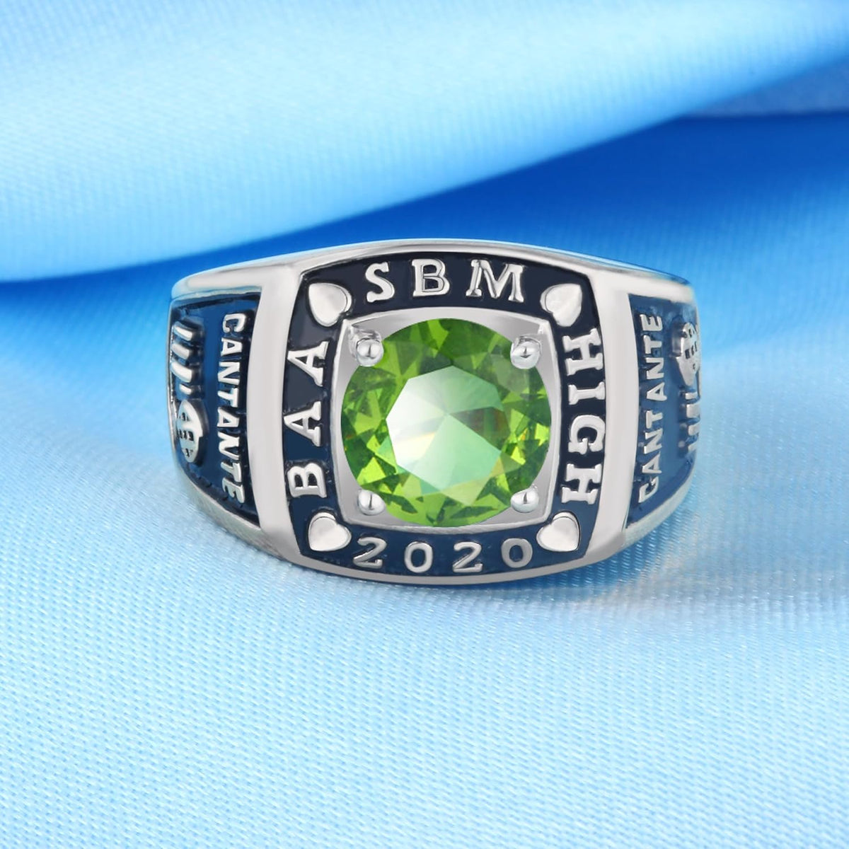Xrt Ring Custom Class Rings Fully Personalized Class Rings for Men Cubic Zircon