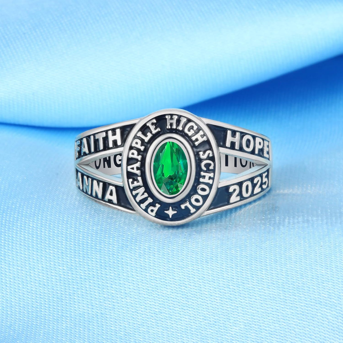 Xrt Ring Custom Class Rings 925 Sterling Silver Rings Class Rings for Women Hig